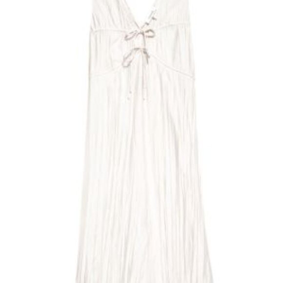 Frame | Cinched Crinkle Midi Dress - Picture 7 of 7